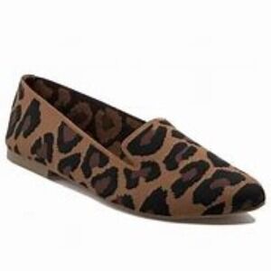 UNION BAY WELLA LEOPARD‎ PRINT FLATS Women's Size 11 M  BROWN/BLACK  NEW!!